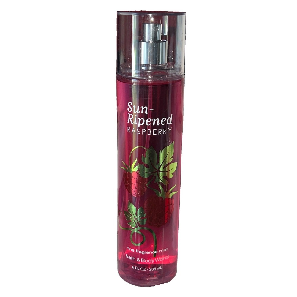 Bath & and Works Sun-Ripened Raspberry 8oz Fine Fragrance Spray Mist NOS Retired